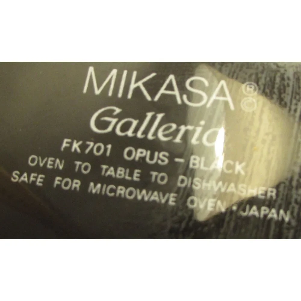 Mikasa Galleria FK701 Opus Black bowl replacement cala lily